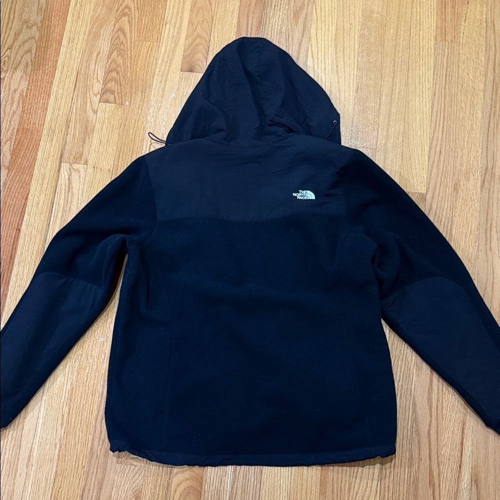 The North Face Denali Black Fleece Jacket With Hood Womens XL - Picture 5 of 5